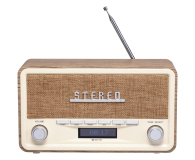 Radio i budzik Denver Radio retro DAB+/FM Denver DAB-18 ligh wood